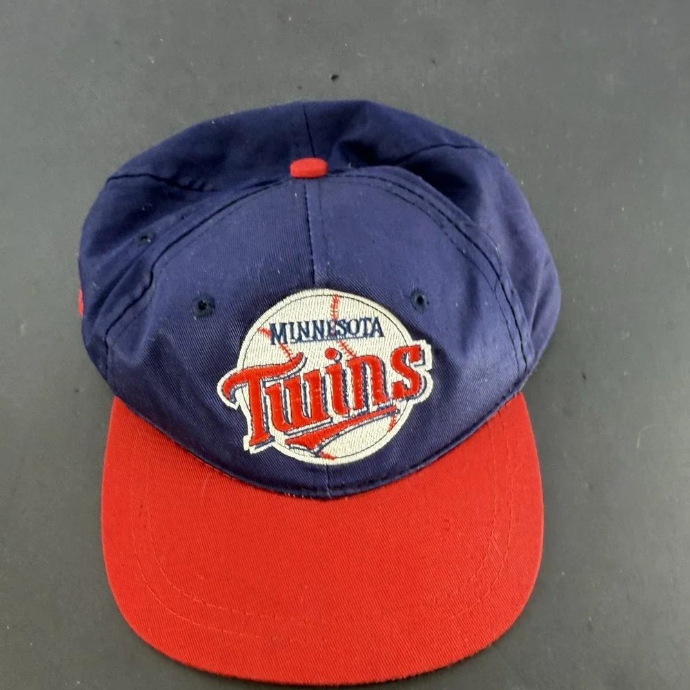 Minnesota Twins Toddler Baseball Cap Mighty Mac Navy Red MLB Hat OSFM